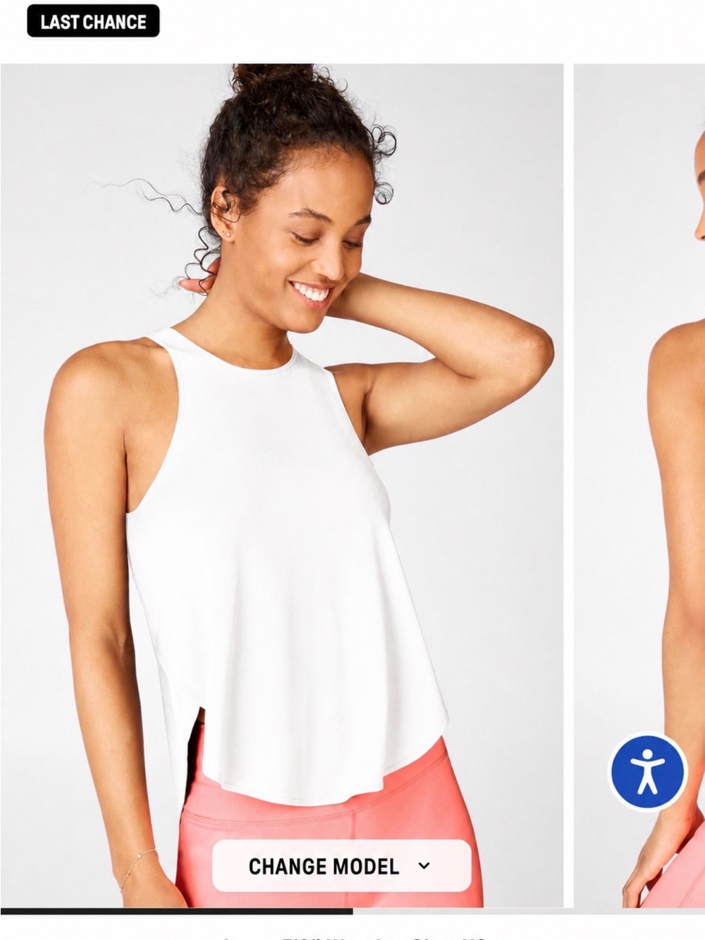 Fabletics Lisa Swing Tank Top NWT